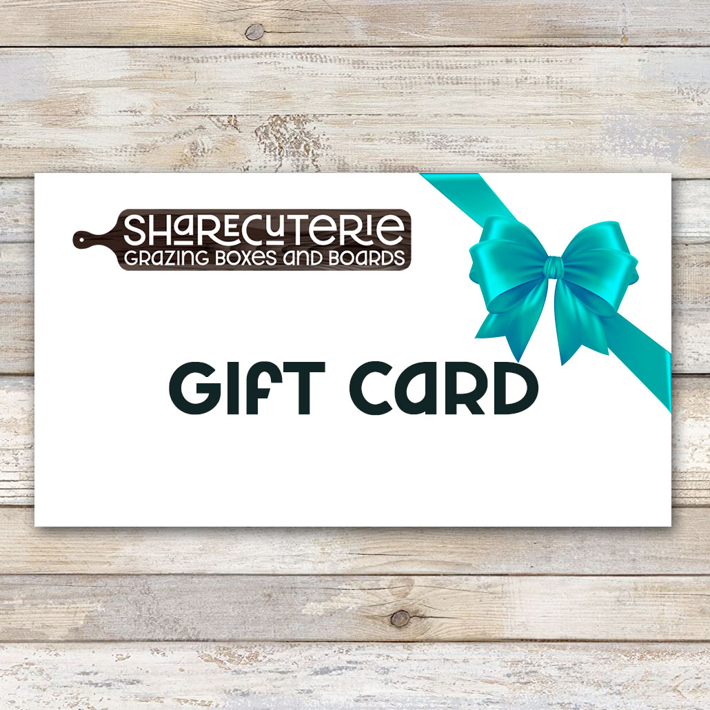 Sharecuterie Gift Card Sharecuterie Grazing Boxes and Boards