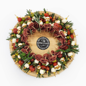 Holiday Wreath Charcuterie Board